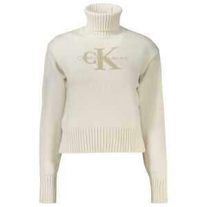 Calvin Klein White Cotton Sweater