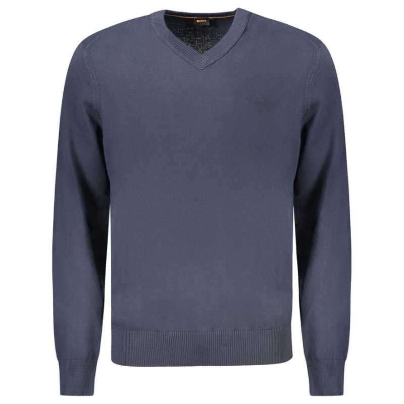 Hugo Boss Blue Cotton Sweater, theFeinheit