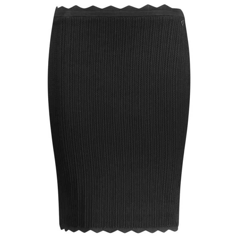 Guess Jeans Black Viscose Skirt, theFeinheit