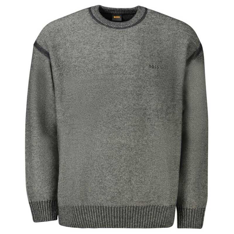Hugo Boss Gray Wool Sweater, theFeinheit
