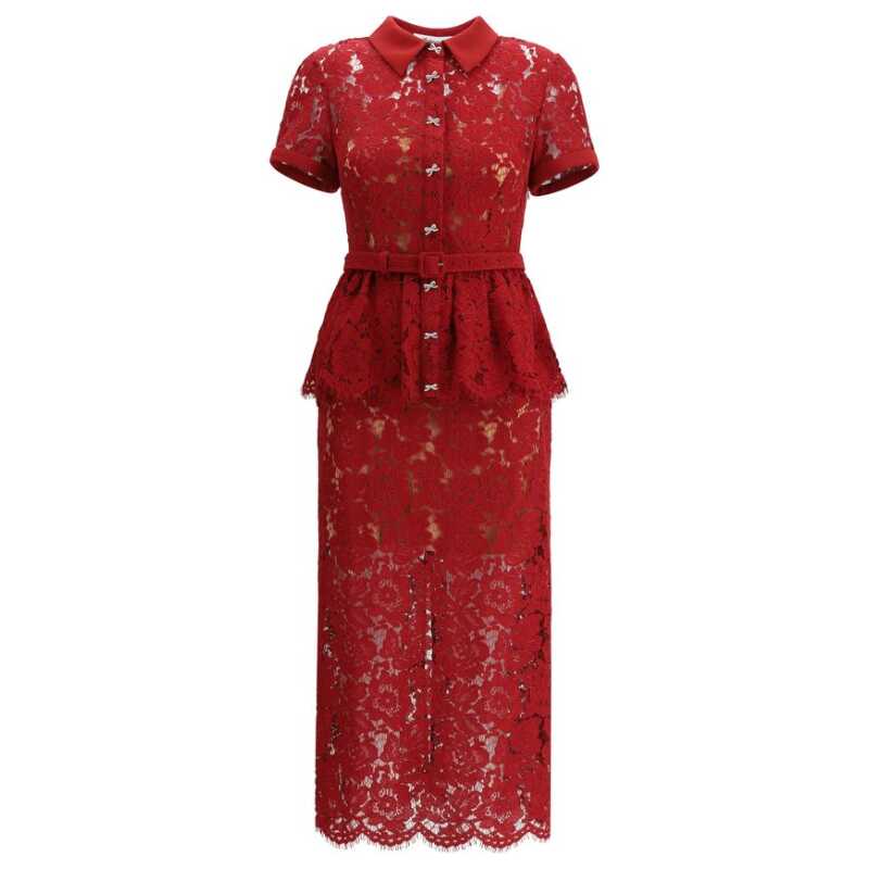 Self-Portrait Lace midi Dress, theFeinheit