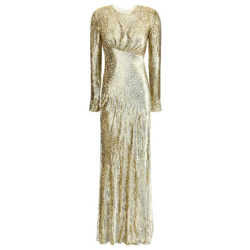 Self-Portrait Gold thread long Dress, theFeinheit