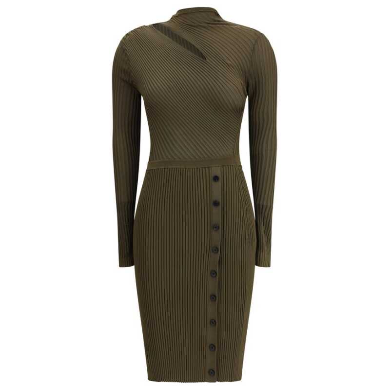 Self-Portrait Ribbed midi Dress, theFeinheit