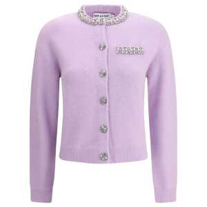 Self-Portrait Jeweled Cardigan
