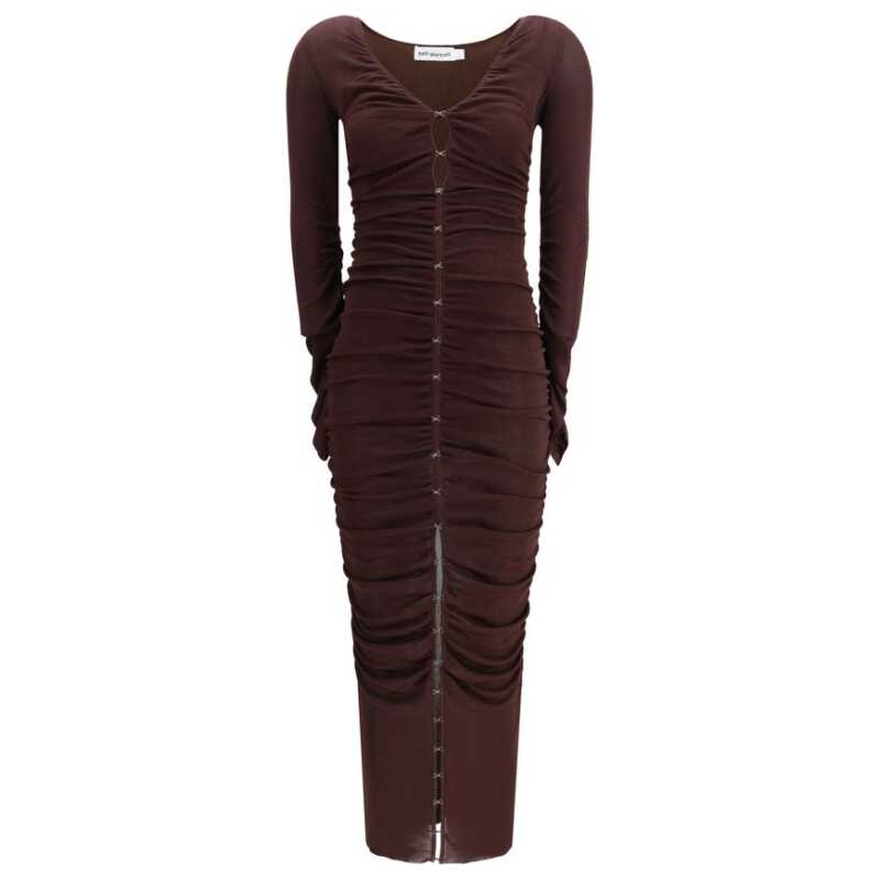 Self-Portrait Draped knit Dress, theFeinheit