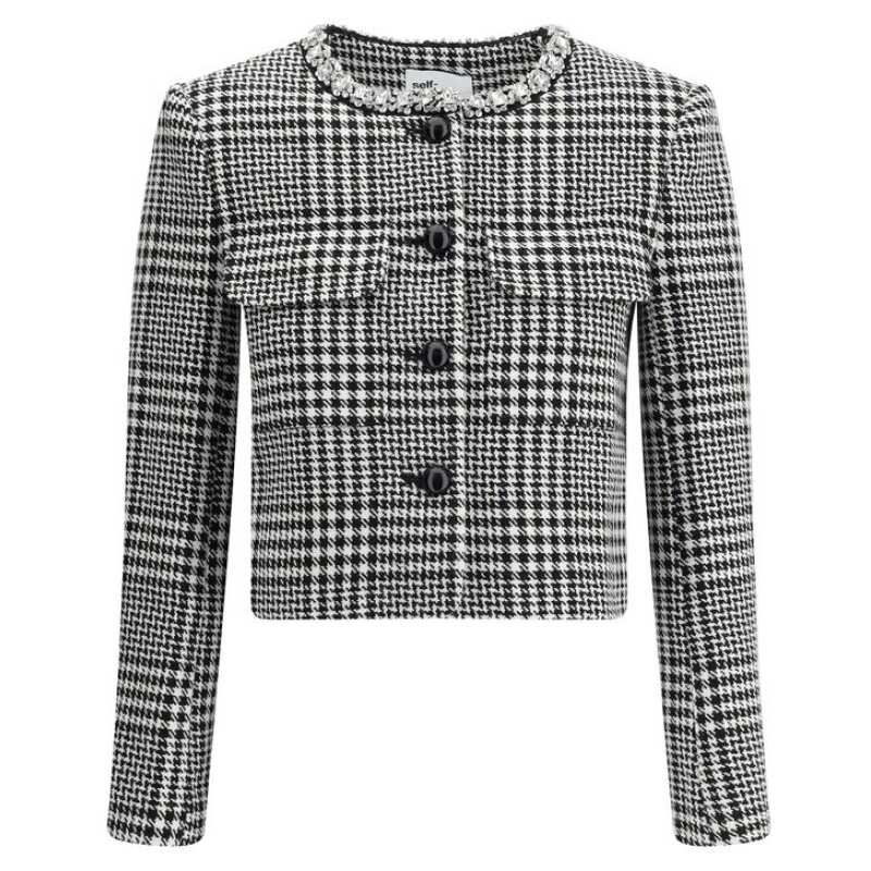 Self-Portrait Check Blazer, theFeinheit