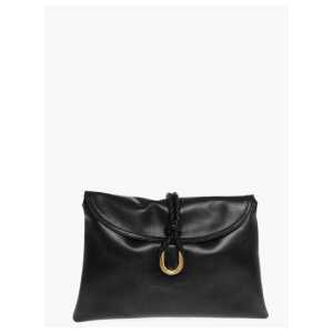 Bottega Veneta Leather Clutch with Woven Detail