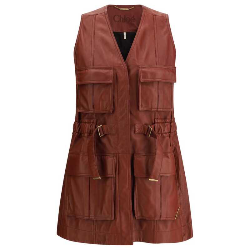 Chloé Leather Vest, theFeinheit