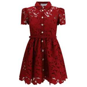 Self-Portrait Embroidered short Dress