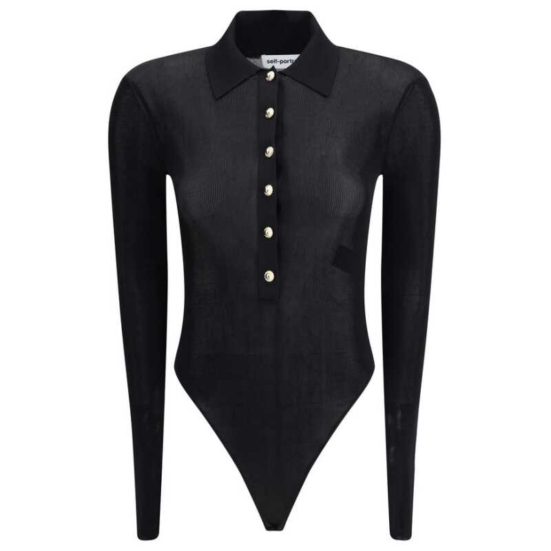 Self-Portrait Knit Bodysuit, theFeinheit