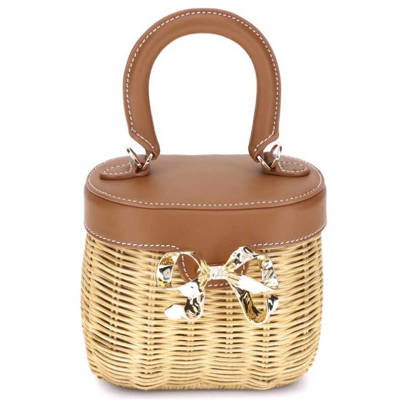 Self-Portrait Rattan Handbag, theFeinheit