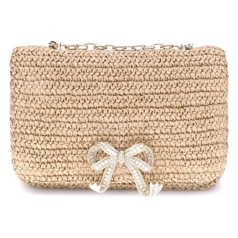 Self-Portrait Raffia Shoulder Bag, theFeinheit