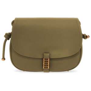 PINKO Green Leather Crossbody Bag