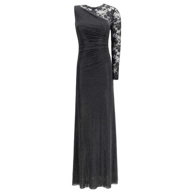 Self-Portrait Lace and rhinestone long Dress, theFeinheit