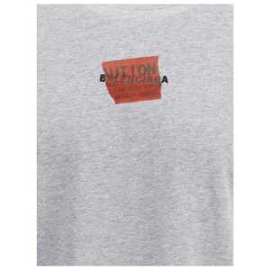 T-Shirt with taped Balenciaga back motif