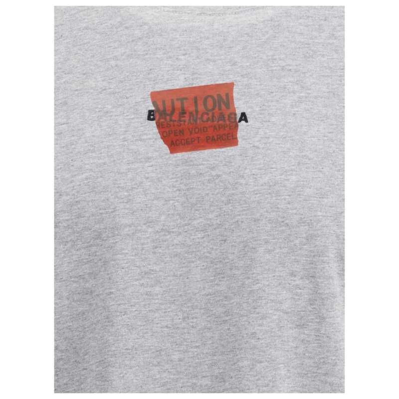 T-Shirt with taped Balenciaga back motif, theFeinheit