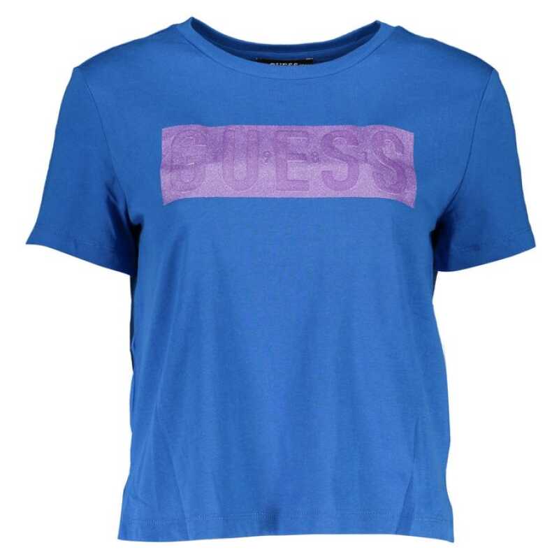 Guess Jeans Blue Cotton Tops &amp; T-Shirt, theFeinheit