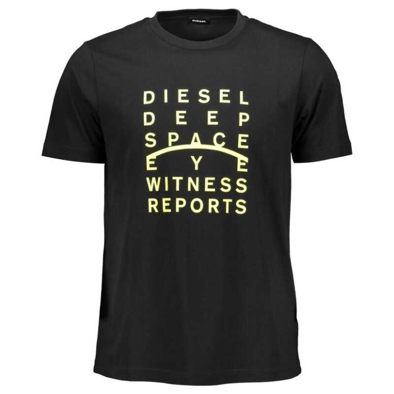 Diesel Black Cotton T-Shirt, theFeinheit