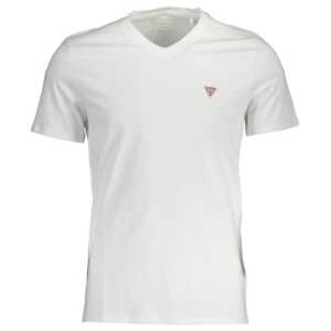 Guess Jeans White Cotton T-Shirt