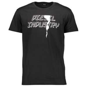 Diesel Black Cotton T-Shirt
