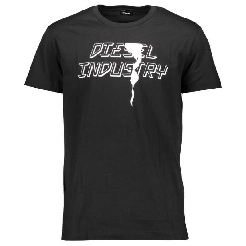 Diesel Black Cotton T-Shirt, theFeinheit