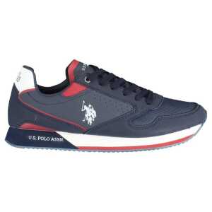 U.S. POLO ASSN. Blue Polyester Sneaker
