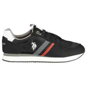 U.S. POLO ASSN. Black Polyester Sneaker