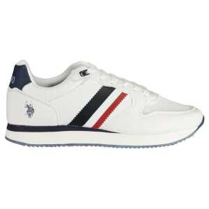U.S. POLO ASSN. White Polyester Sneaker