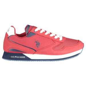 U.S. POLO ASSN. Red Polyester Sneaker