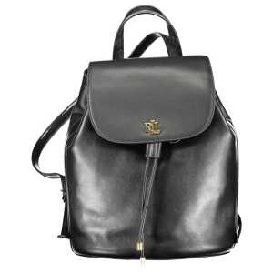 Ralph Lauren Black Leather Backpack