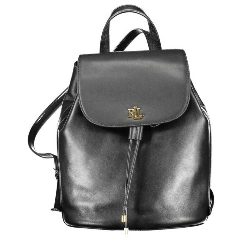 Ralph Lauren Black Leather Backpack, theFeinheit