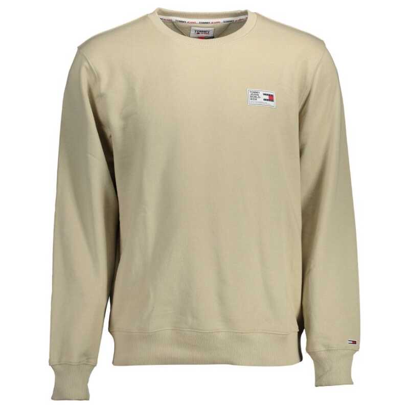 Tommy Hilfiger Beige Cotton Sweater, theFeinheit