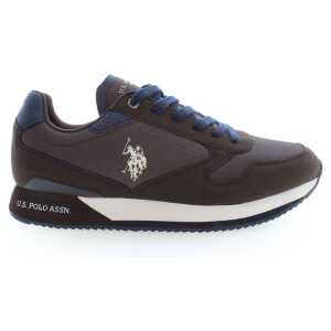 U.S. POLO ASSN. Brown Polyester Sneaker