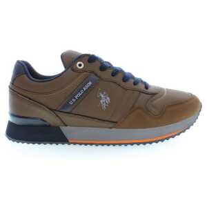 U.S. POLO ASSN. Brown Polyester Sneaker