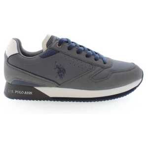 U.S. POLO ASSN. Gray Polyester Sneaker
