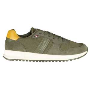 Tommy Hilfiger Green Polyester Sneaker