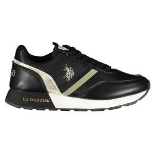 U.S. POLO ASSN. Black Polyester Sneaker