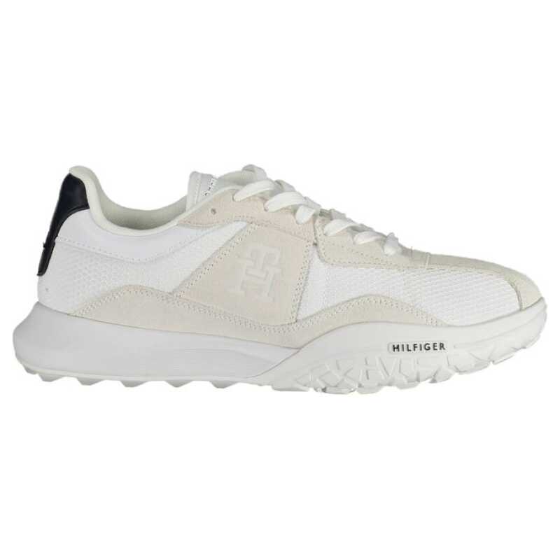 Tommy Hilfiger White Polyester Sneaker, theFeinheit