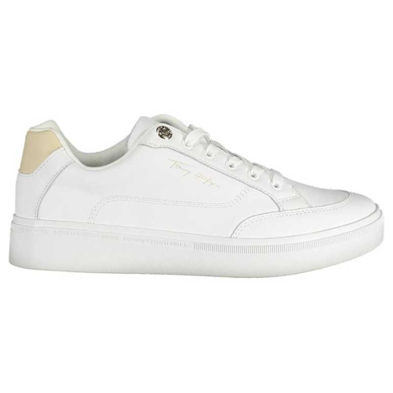 Tommy Hilfiger White Polyester Sneaker, theFeinheit