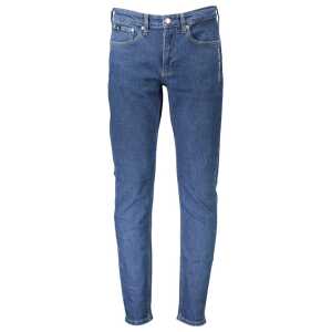 Calvin Klein Blue Cotton Jeans & Pant