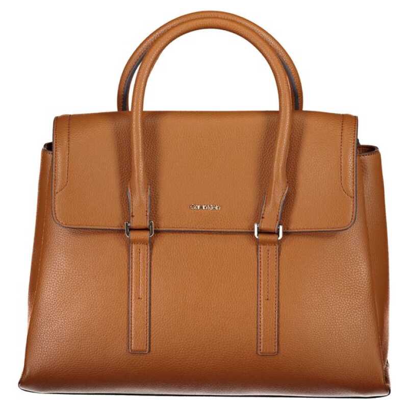 Calvin Klein Brown Polyethylene Handbag, theFeinheit