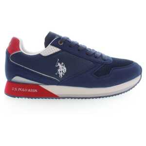 U.S. POLO ASSN. Blue Polyester Sneaker
