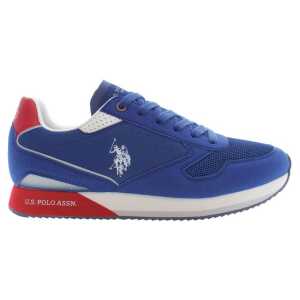 U.S. POLO ASSN. Blue Polyester Sneaker