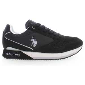 U.S. POLO ASSN. Black Polyester Sneaker