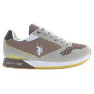 U.S. POLO ASSN. Beige Polyester Sneaker