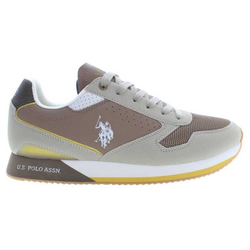 U.S. POLO ASSN. Beige Polyester Sneaker, theFeinheit