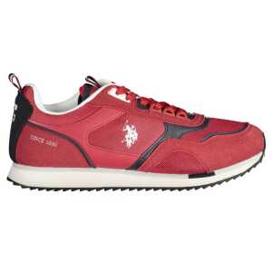 U.S. POLO ASSN. Red Polyester Sneaker