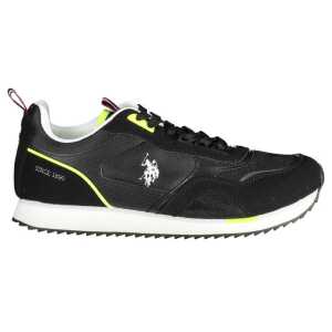 U.S. POLO ASSN. Black Polyester Sneaker