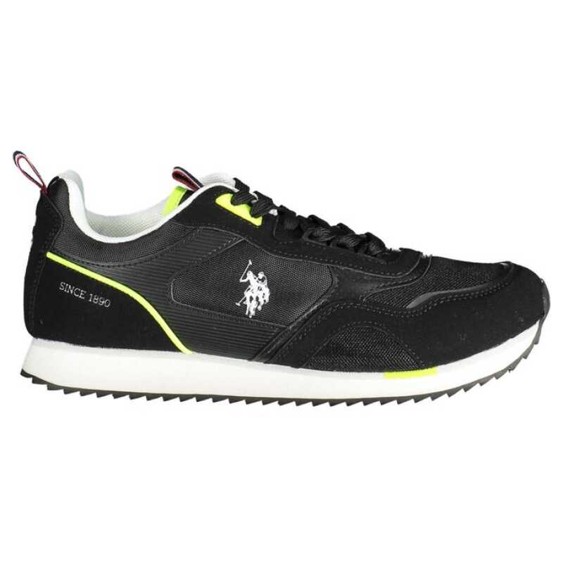 U.S. POLO ASSN. Black Polyester Sneaker, theFeinheit