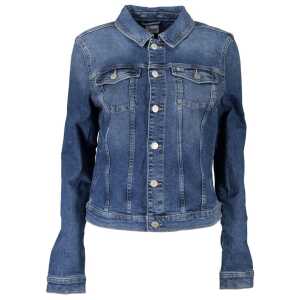 Tommy Hilfiger Blue Cotton Jackets & Coat